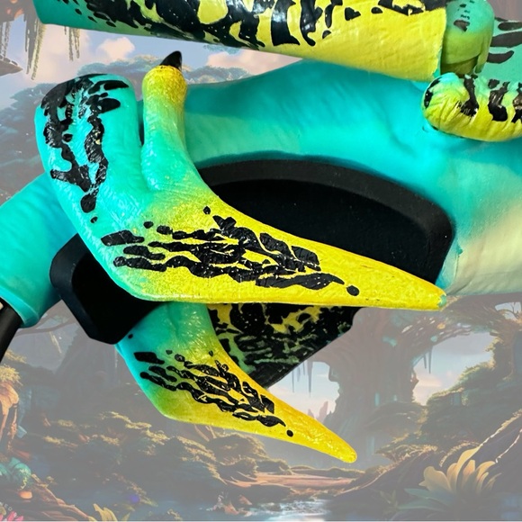 Pandora Avatar ACE Banshee Rookery Green & Yellow Interactive Toy -Without Perch - Picture 5 of 11